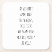 Untersetzer mit Drift-Apart (Vorderseite)