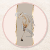 Untersetzer mit edlem Pferdemotiv (Vorderseite)