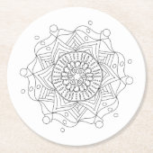 Untersetzer mit Farbpapier für Erwachsene und Mand (Vorderseite)