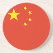 Untersetzer mit Flagge der China (Vorne)