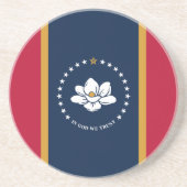 Untersetzer mit Flagge des US-Bundesstaates Missis (Vorne)