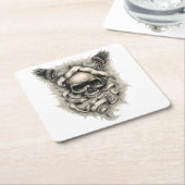 Untersetzer mit "Flügel der Bestimmung" (angewinkelt)