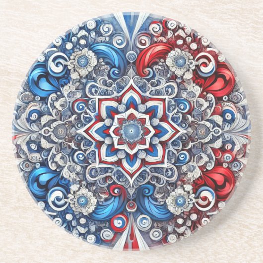 Untersetzer mit französischem Farbdesign (Vorne)