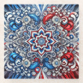 Untersetzer mit französischen Farben (Vorderseite)