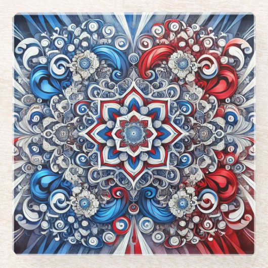 Untersetzer mit französischen Farben (Vorderseite)