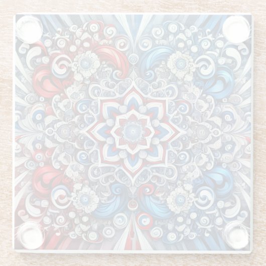 Untersetzer mit französischen Farben (Rückseite)