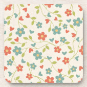 Untersetzer mit Frühlingsblumen (Vorderseite)