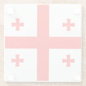 Untersetzer mit georgischer Flagge (Rückseite)