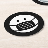 Untersetzer mit Gesichtsmaske (Angewinkelt)