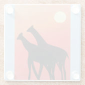 Untersetzer mit Giraffe (Rückseite)