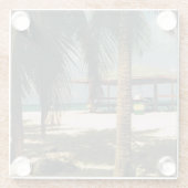 Untersetzer mit Inselszene (Rückseite)