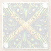 Untersetzer mit jamaikanischen Farben (Rückseite)