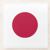 Untersetzer mit japanischer Flagge (Vorderseite)