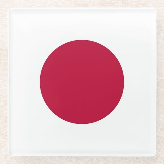 Untersetzer mit japanischer Flagge (Vorderseite)