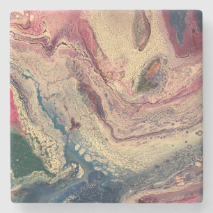 Untersetzer mit Johnson Abstrakt Artwork