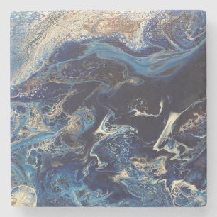 Untersetzer mit Johnson Abstrakt Artwork