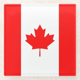 Untersetzer mit kanadischer Flagge
