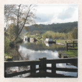 Untersetzer mit Kanalmotiv (Vorderseite)