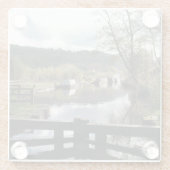 Untersetzer mit Kanalmotiv (Rückseite)