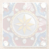 Untersetzer mit kolumbianischen Farben (Rückseite)