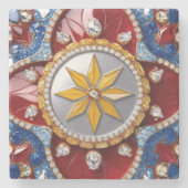 Untersetzer mit kolumbianischen Farben (Vorderseite)