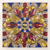 Untersetzer mit kolumbianischen Farben (Vorderseite)