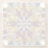 Untersetzer mit kolumbianischen Farben (Rückseite)