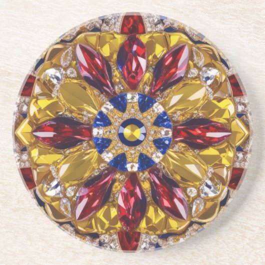 Untersetzer mit kolumbianischer Farbgestaltung (Vorne)