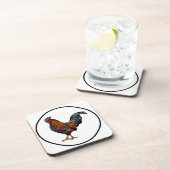 Untersetzer mit Korkrückenroster - Set von 6 (Rechte Seite)