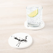 Untersetzer mit Kranfliege (Seite)