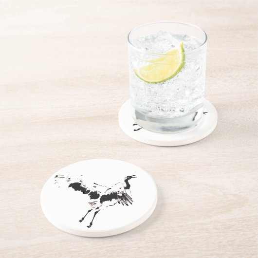 Untersetzer mit Kranfliege (Seite)