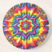 Untersetzer mit LGBTQ-Farbdesign (Vorne)