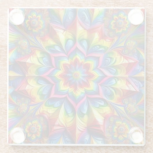 Untersetzer mit LGBTQ-Farben (Rückseite)