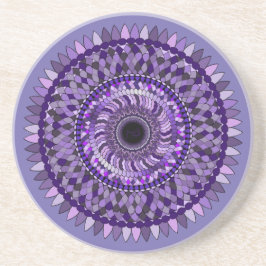 Untersetzer mit lila Mandala-Design