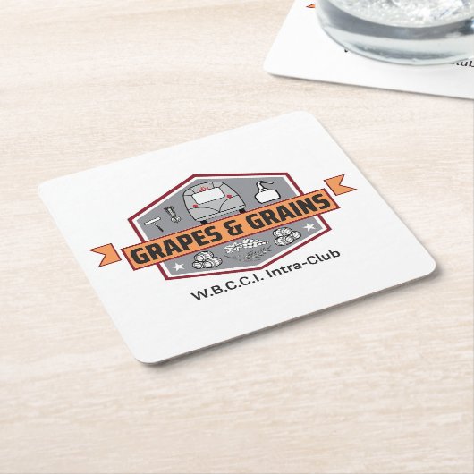 Untersetzer mit Logo (angewinkelt)