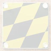 Untersetzer mit Münchner Flagge, Bayern (Rückseite)