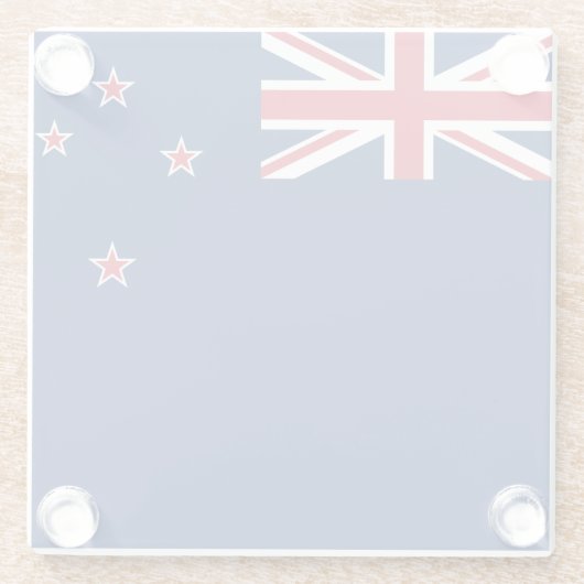 Untersetzer mit neuseeländischer Flagge (Rückseite)