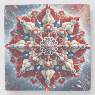 Untersetzer mit norwegischen Farben