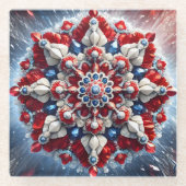 Untersetzer mit norwegischen Farben (Vorderseite)