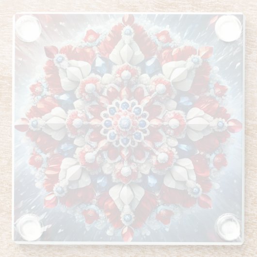 Untersetzer mit norwegischen Farben (Rückseite)