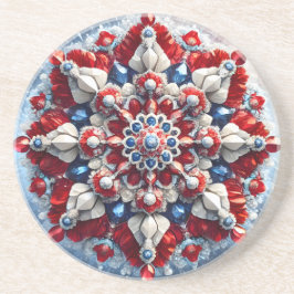 Untersetzer mit norwegischer Farbgestaltung