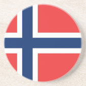 Untersetzer mit norwegischer Flagge (Vorne)