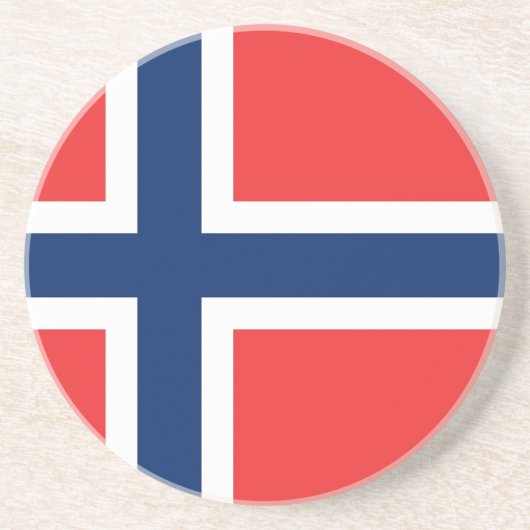 Untersetzer mit norwegischer Flagge (Vorne)