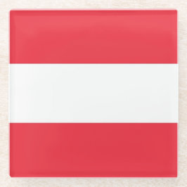 Untersetzer mit österreichischer Flagge