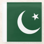 Untersetzer mit pakistanischer Flagge (Vorderseite)