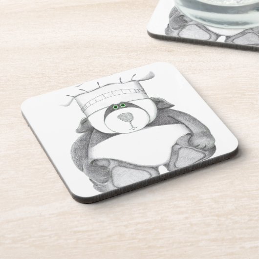 Untersetzer mit Panda-Bärenbild (Linke Seite)