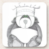 Untersetzer mit Panda-Bärenbild (Vorderseite)