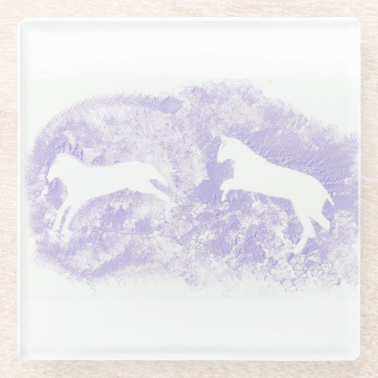 Untersetzer mit Pferdedesign (Vorderseite)