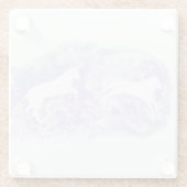 Untersetzer mit Pferdedesign (Rückseite)