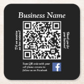 Untersetzer mit QR-Code (Vorderseite)